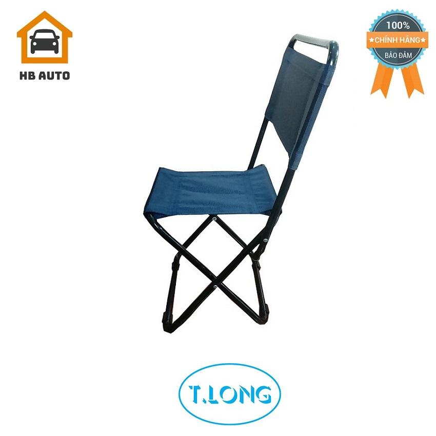 Ghế xếp sắt du lịch lưng tựa thanh long gs03l