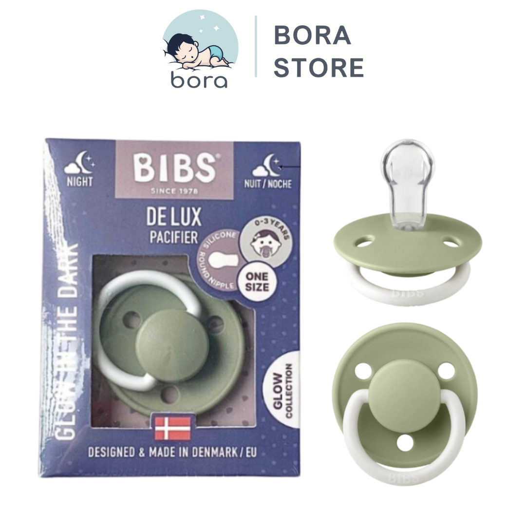 Ti giả Bibs silicon Delux 0 - 36m Đan Mạch chính hãng