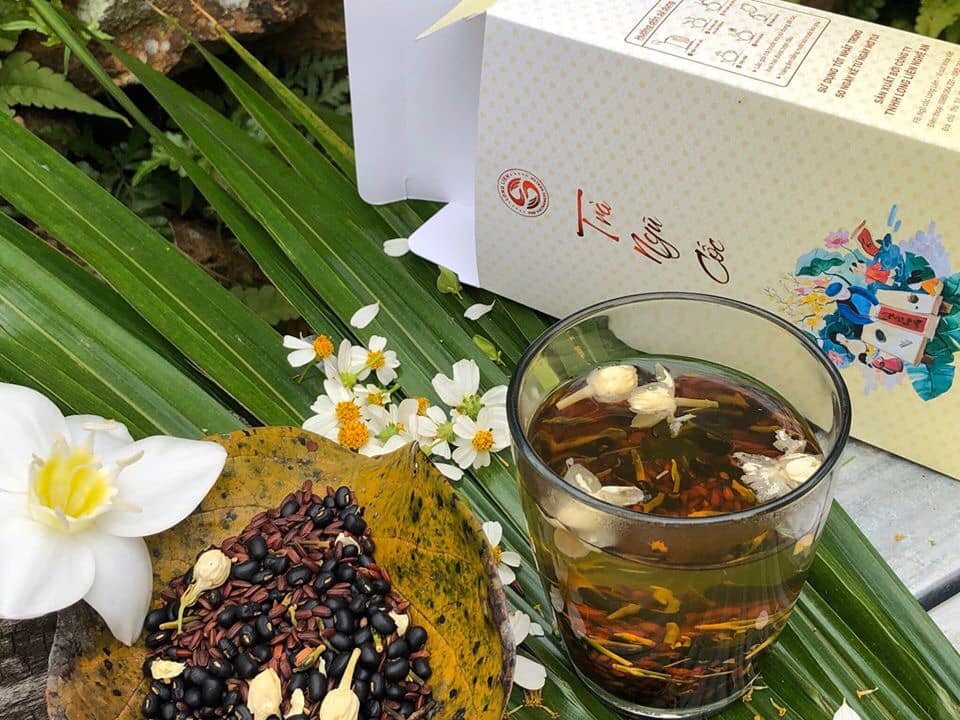 Trà ngũ cốc Long Liên hộp 500gr