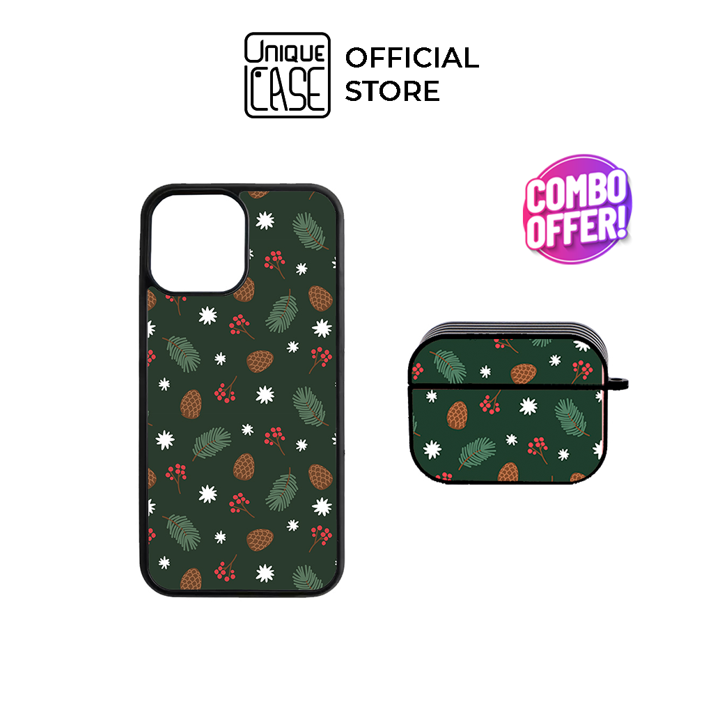 Combo Ốp lưng iPhone và Case Airpods Unique Case CB012