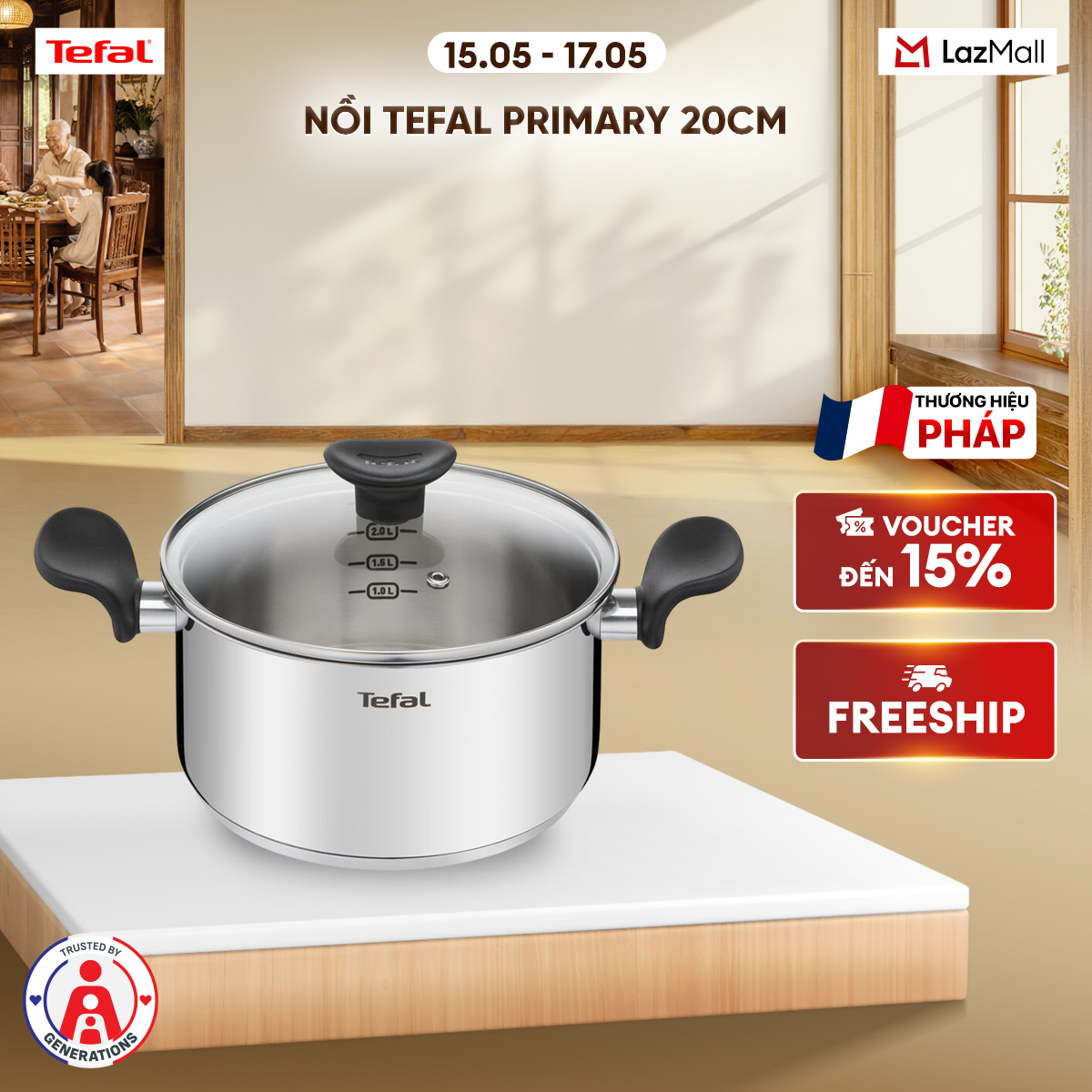 Nồi Tefal Primary 20cm