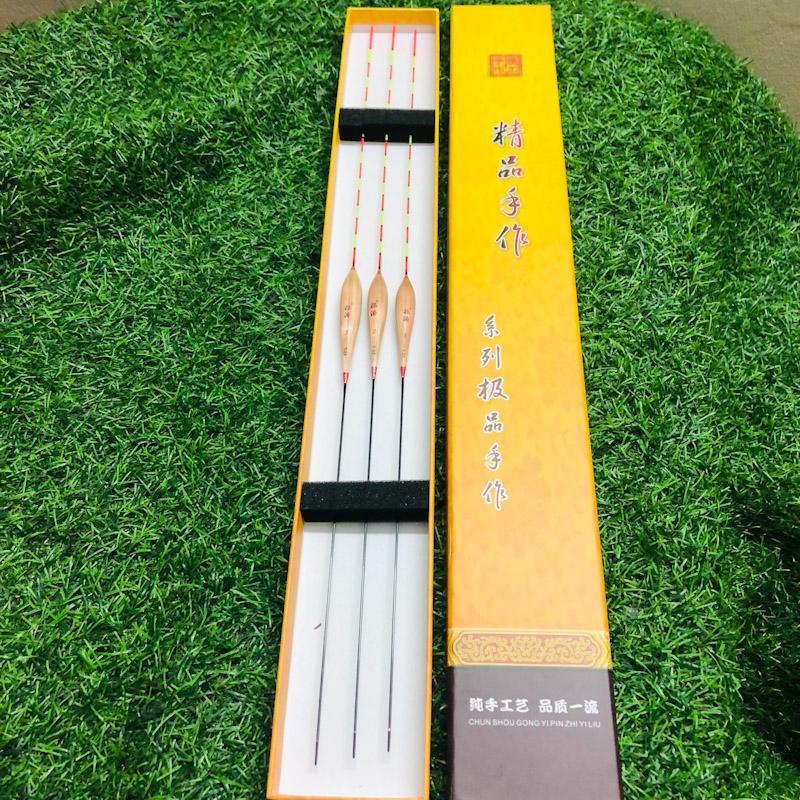 Hộp 3 quả phao cỏ câu đài , cỏ lau sậy tự nhiên 100% t-07 bpk-075