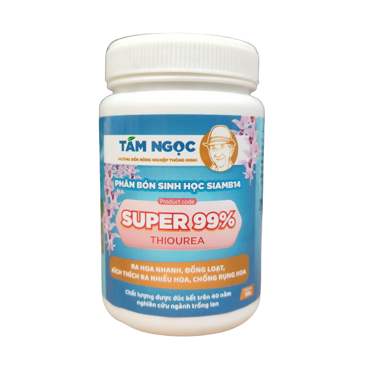 Phân bón vi lượng siamb3 Super 99% Tám Ngọc ra hoa nhanh đồng loạt lọ 100g