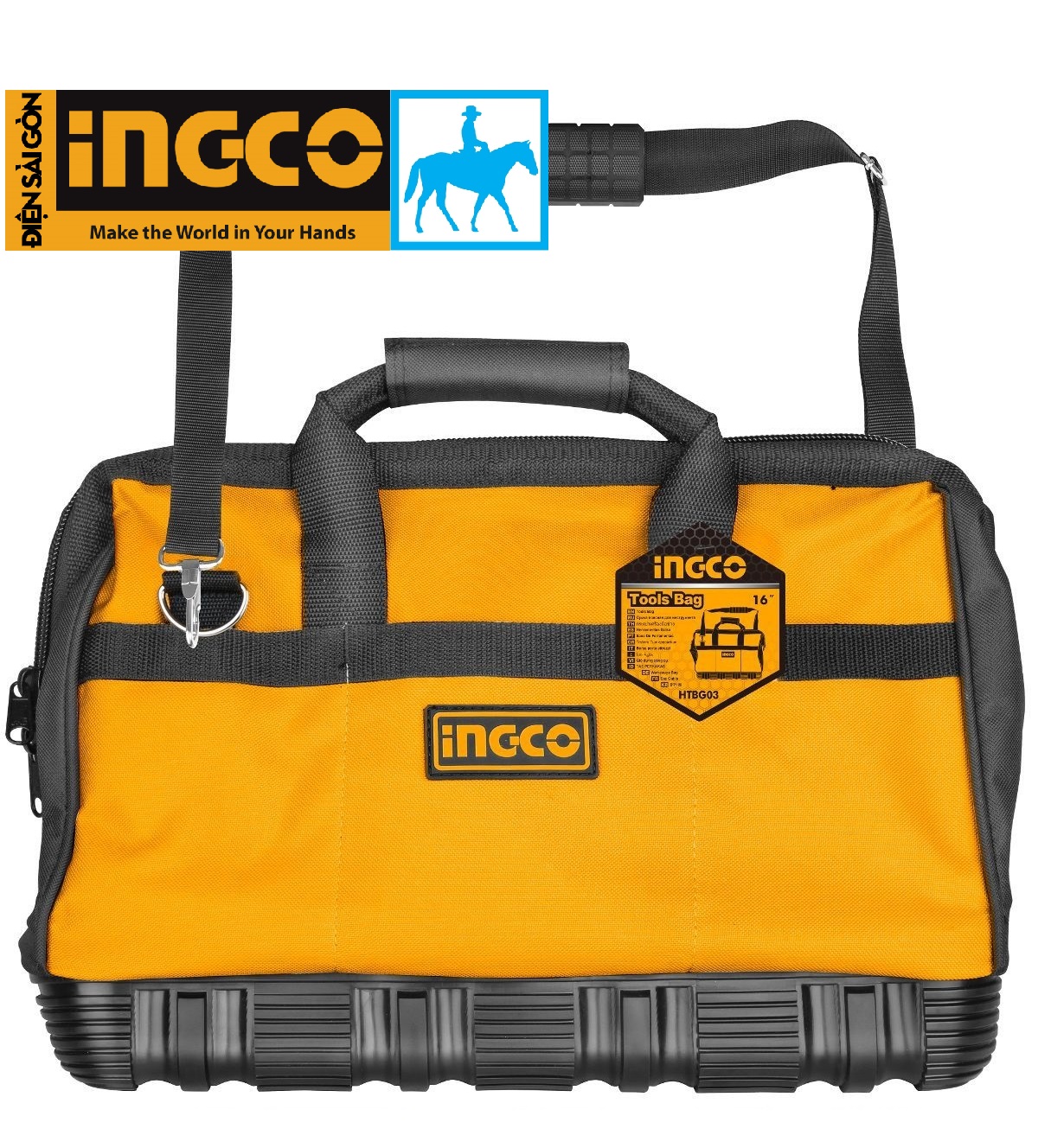 Túi đựng đồ nghề 16inch tools bag ingco htbg03