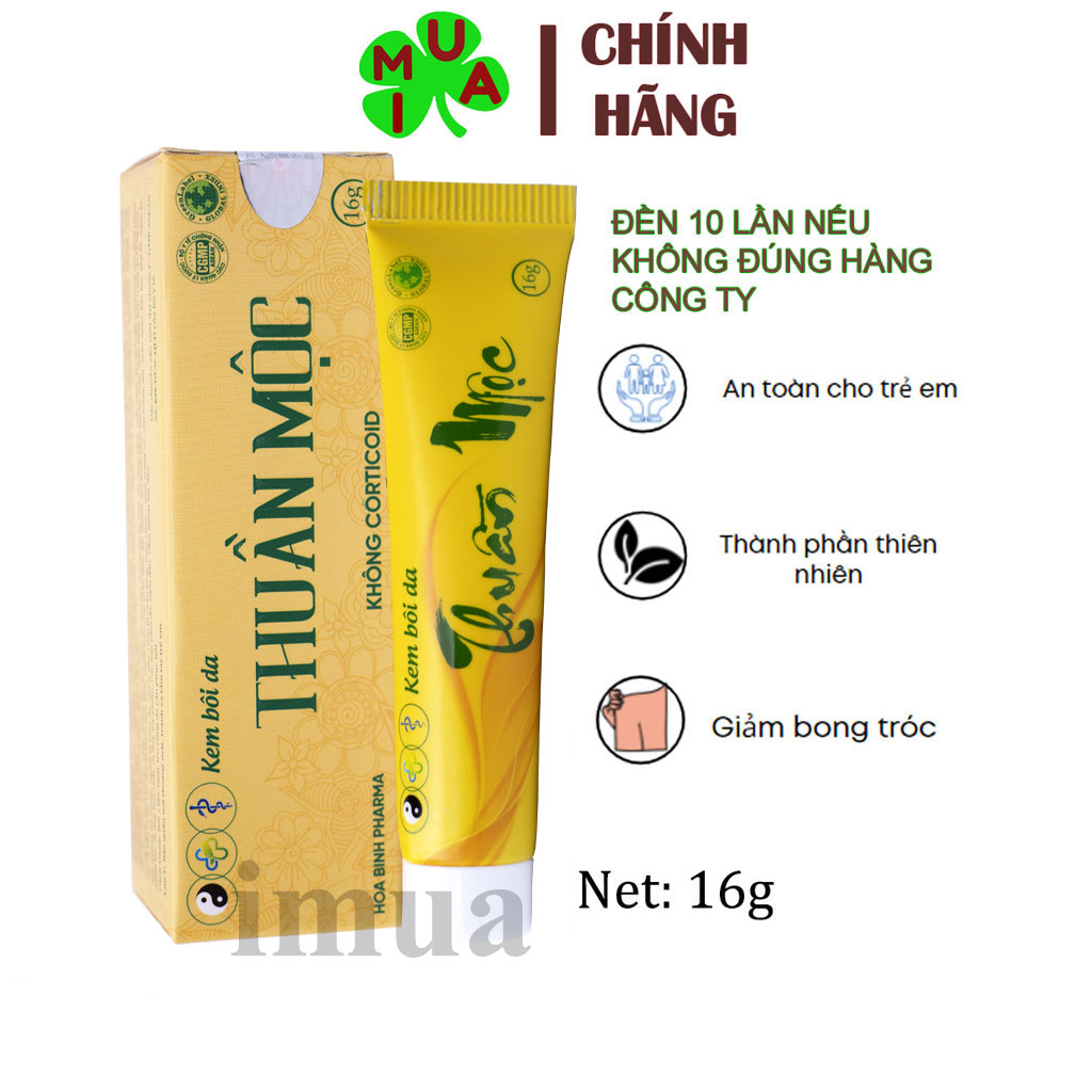 Kem bôi da Thuần Mộc của Thanh Mộc Hương 16G thành phần tự nhiên dùng được cho trẻ bị chàm sữa