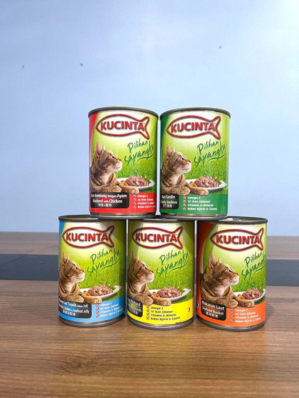 Pate lon KUCINTA 400g thịt cá thật siêu rẻ, thức ăn cho mèo mọi lứa tuổi