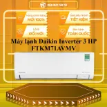 Máy lạnh Daikin Inverter 3 HP FTKM71AVMV - GIAO TOÀN QUỐC - CHỈ MIỄN PHÍ HCM