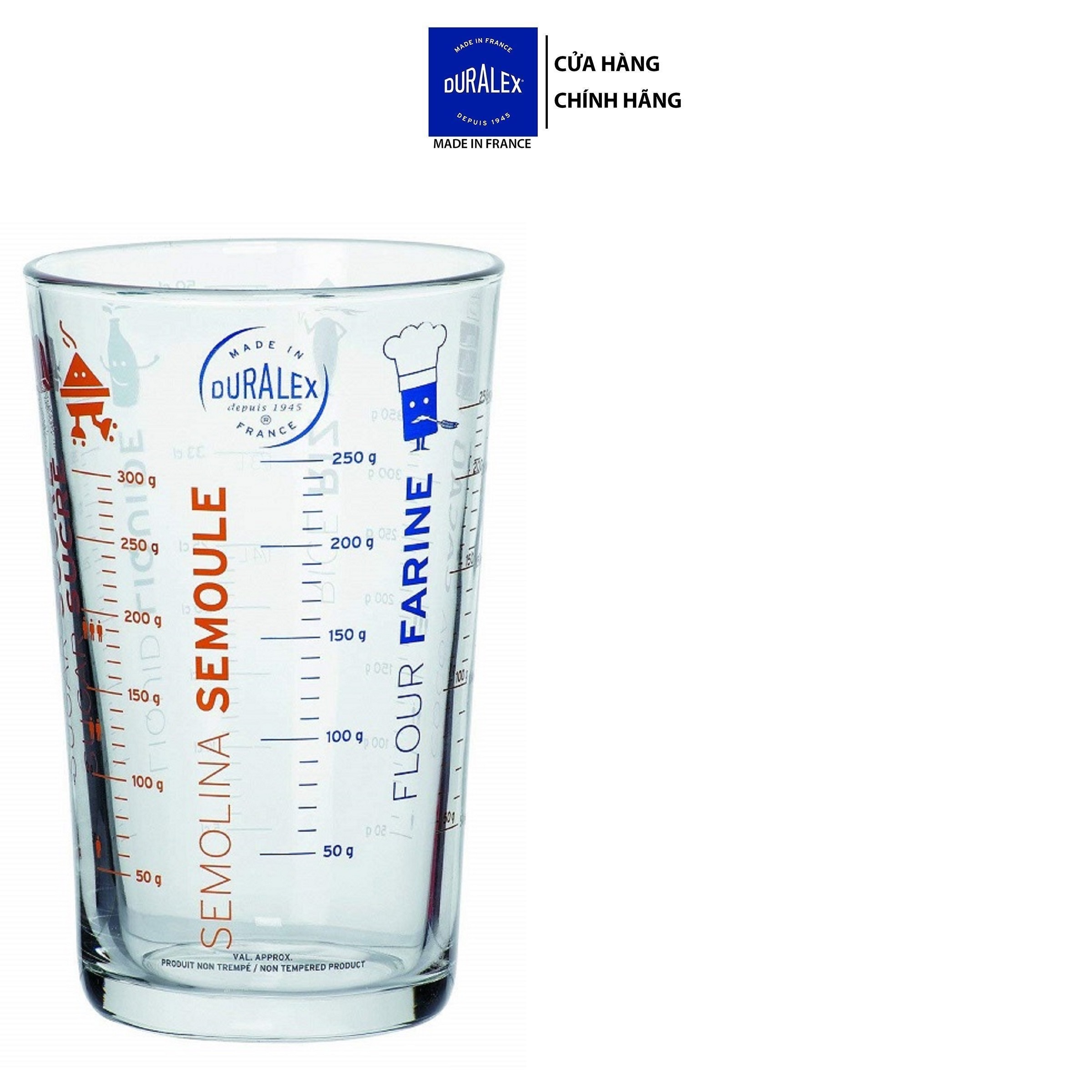 {Chính Hãng} Ly D5004A Duralex - Precisio trong Clear 560ml Thủy tinh cường lực cao cấp Pháp