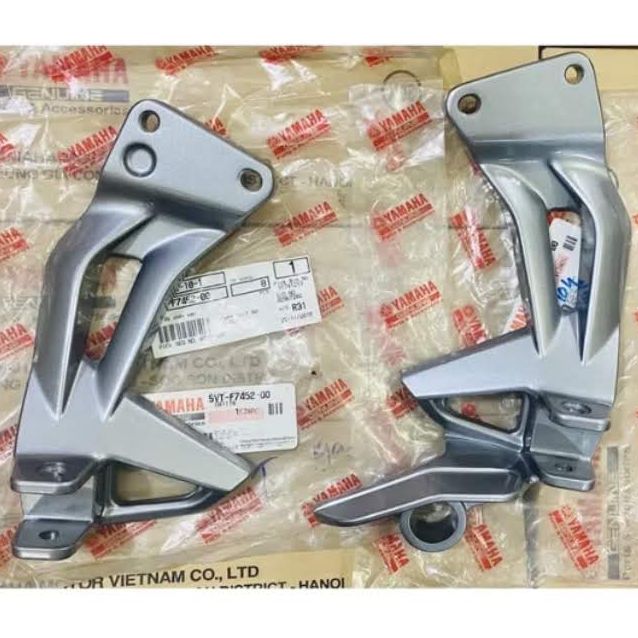 Bát nhôm gác chân sau xe jupiter v , jupiter mx zin yamaha / bát để chân sau jupiter v , mx