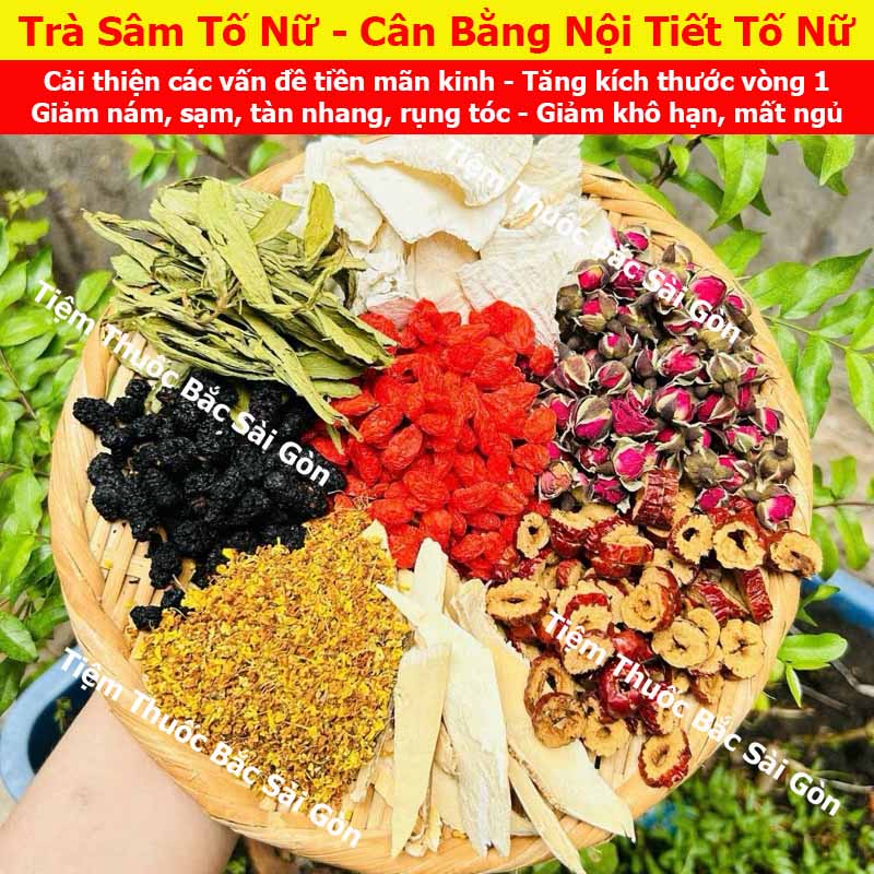 Trà Sâm Tố Nữ Bịch 10 túi trà