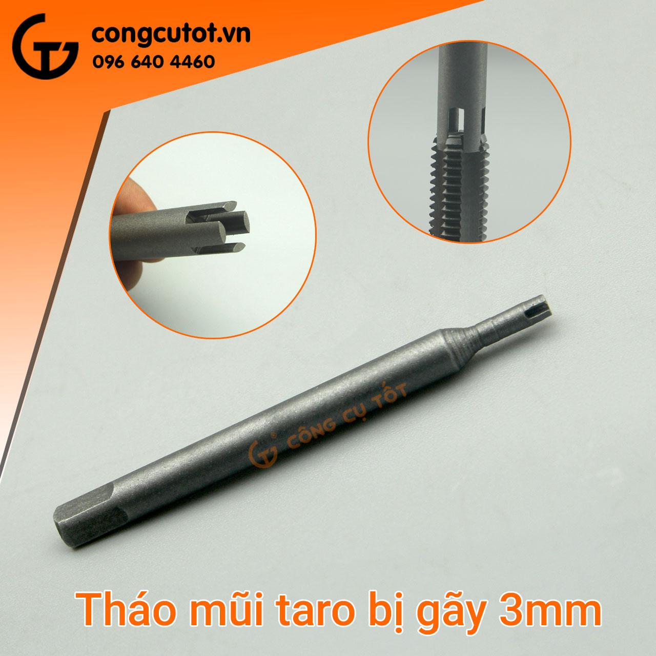 Mũi tháo taro gãy các cỡ M3-M6