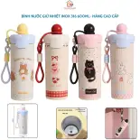 Ly Giữ Nhiệt Inox 316 Cao Cấp Dung Tích 600ml, Có Nắp Đậy Ống Hút Chống Tràn, Dây Đeo Tiện Lợi
