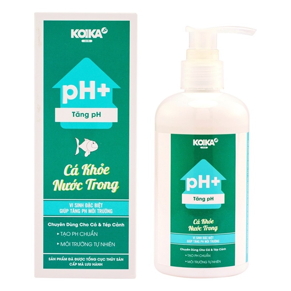 Koika pH+ vi sinh tăng pH 105ml cho hồ cá