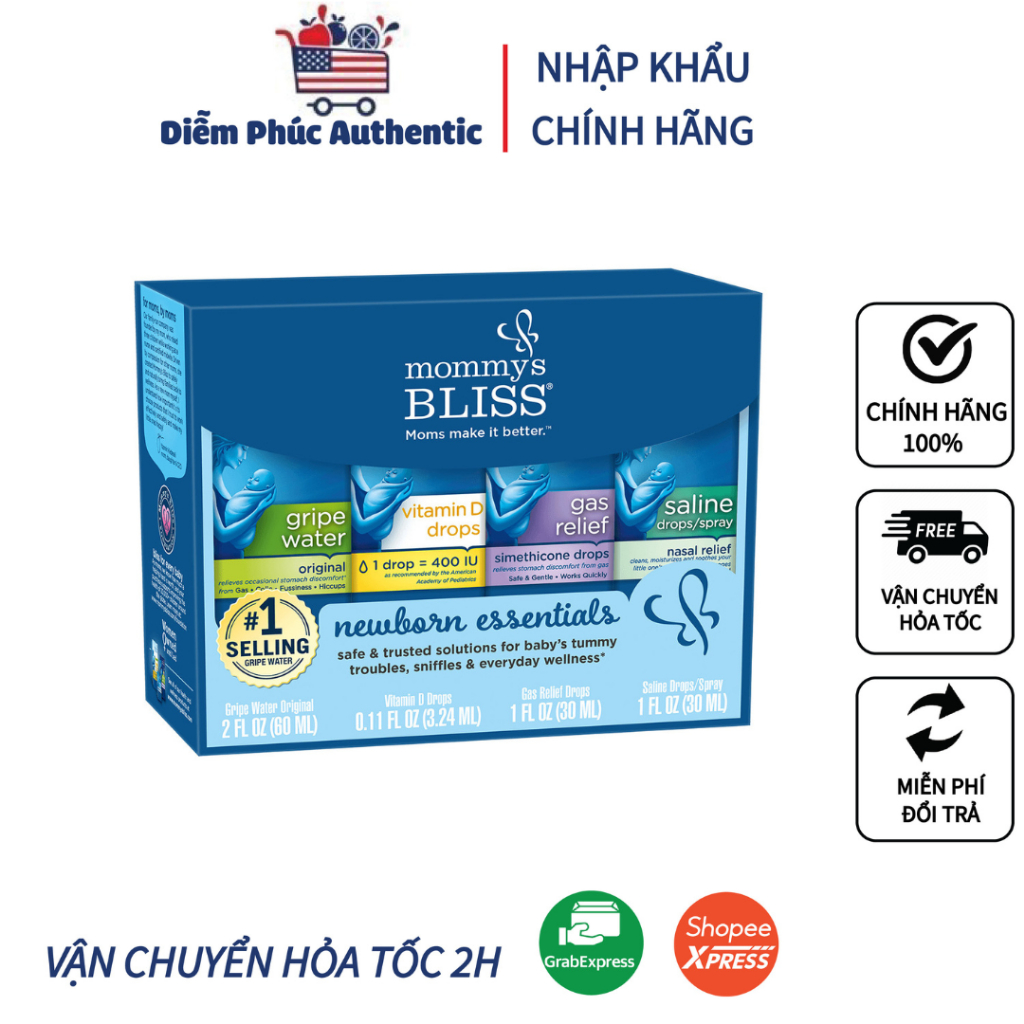 Combo mommys bliss giúp em chăm sóc sức khỏe cho bé toàn diện