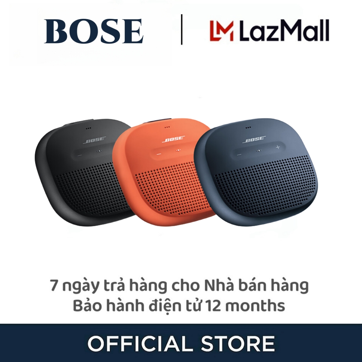 100% Chính hãng Loa Bose SoundLink Micro Portable Bluetooth iPX7 không thấm nước với micrô