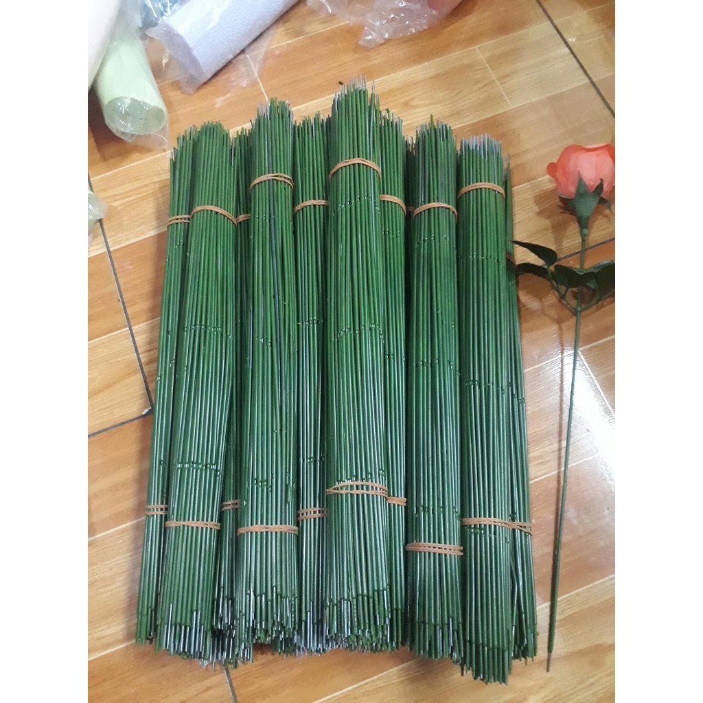 Kẽm cành bọc nhựa, dài 40cm, bó 100 cành