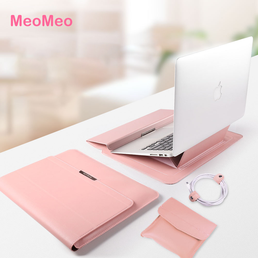 Túi da đựng macbook 13/14/15/15.6 inch đa năng cao cấp