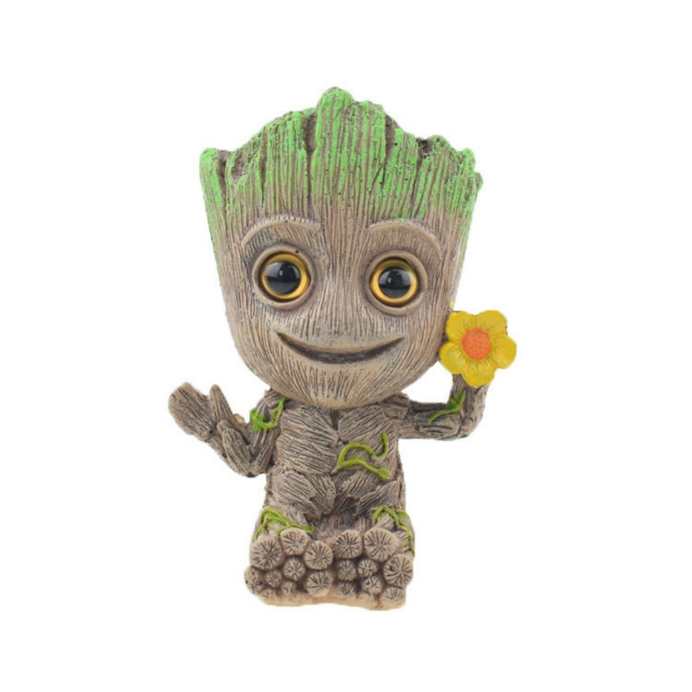Tượng có sủi GROOT - trang trí hồ cá cảnh