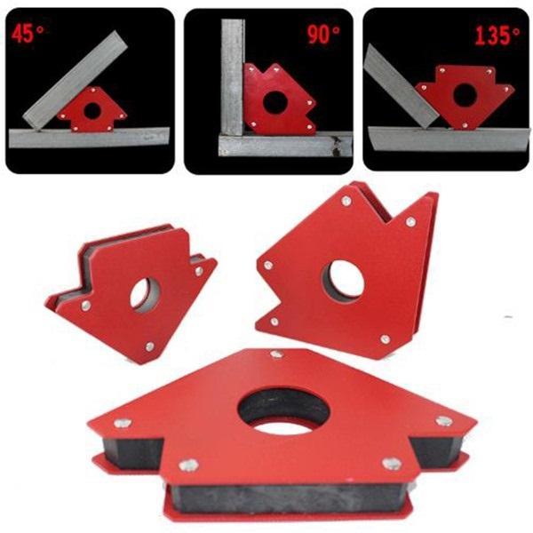 BỘ 3 NAM CHÂM KE GÓC VUÔNG 12KG KE NAM CHÂM NAM CHÂM KE GÓC CHO THỢ HÀN THỢ CƠ KHÍ