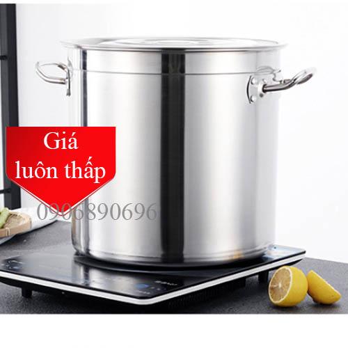 Nồi inox 50x50cm nấu luộc bánh chưng bánh tét tại TP.HCM