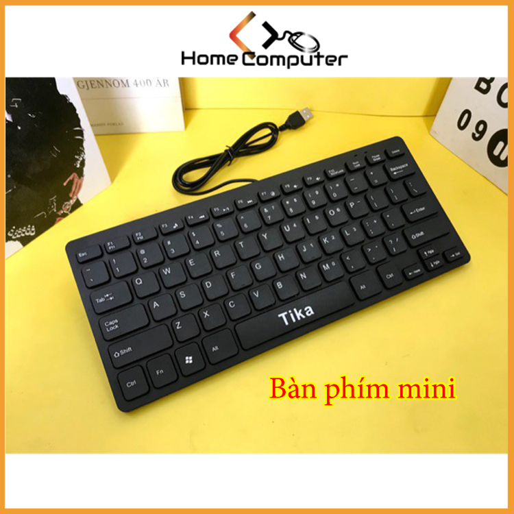 Bàn phím mini tika/arigato/ k1000 nhỏ gọn.bảo hành 6 tháng - home computer