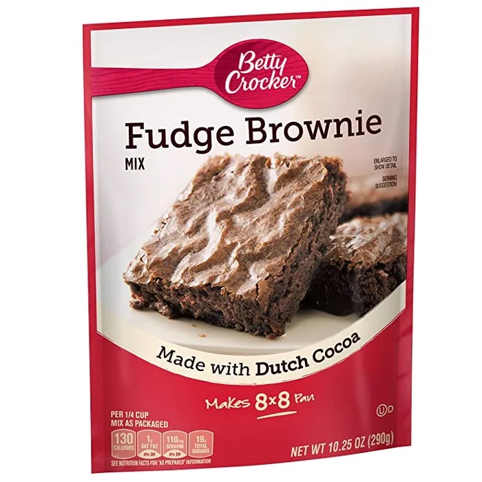 Bột Làm Bánh Brownie Pha Sẵn Betty Crocker Fudge Brownie Mix, Gói 290g