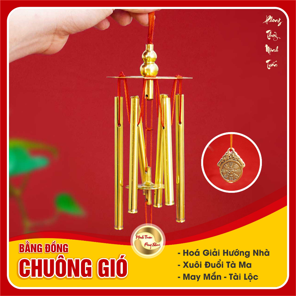 Chuông gió hóa giải sát khí