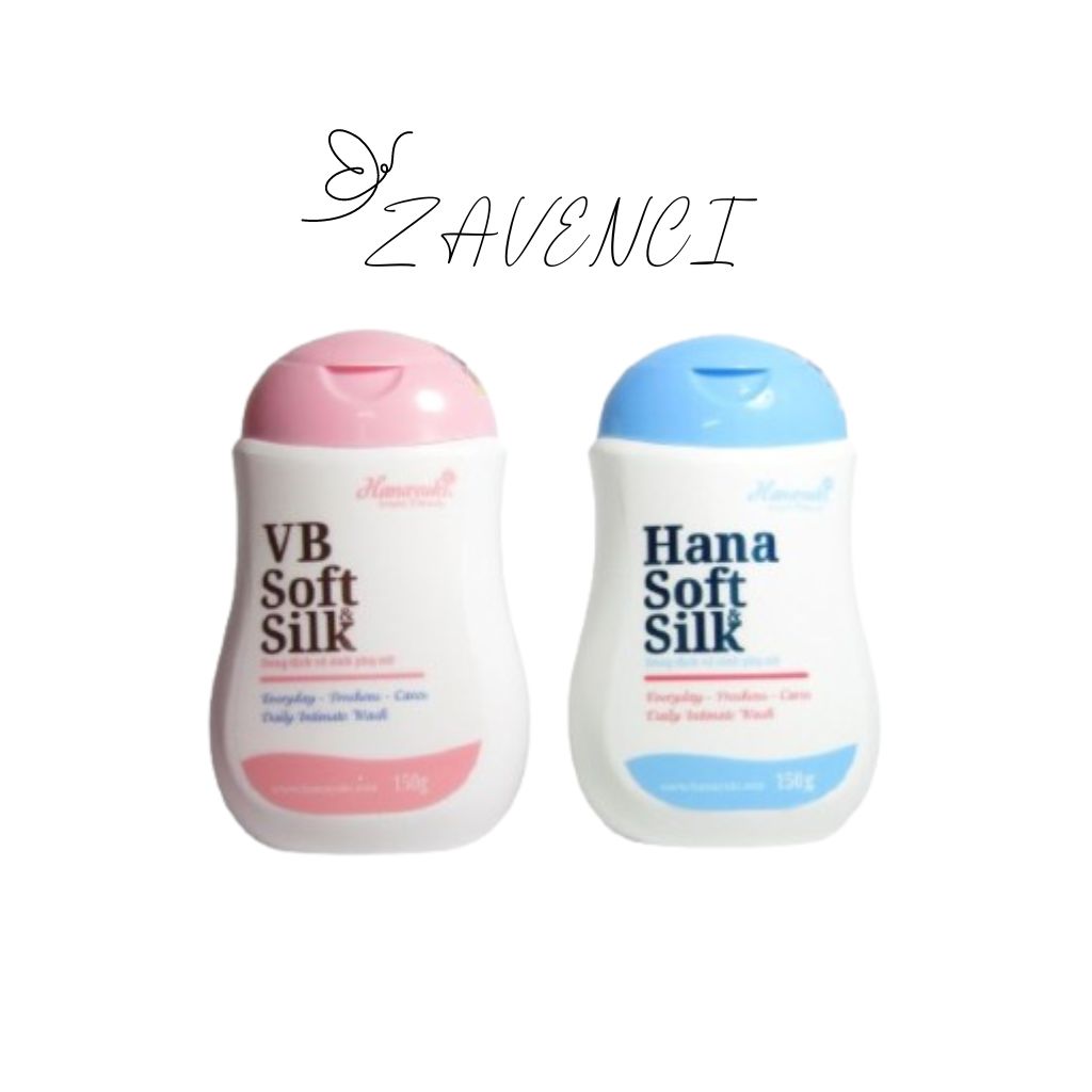 Dung dịch vệ sinh phụ nữ HANAYUKI - HANA SOFT&SILK zavenci trẻ hóa làm sạch, làm hồng se khít vùng kín