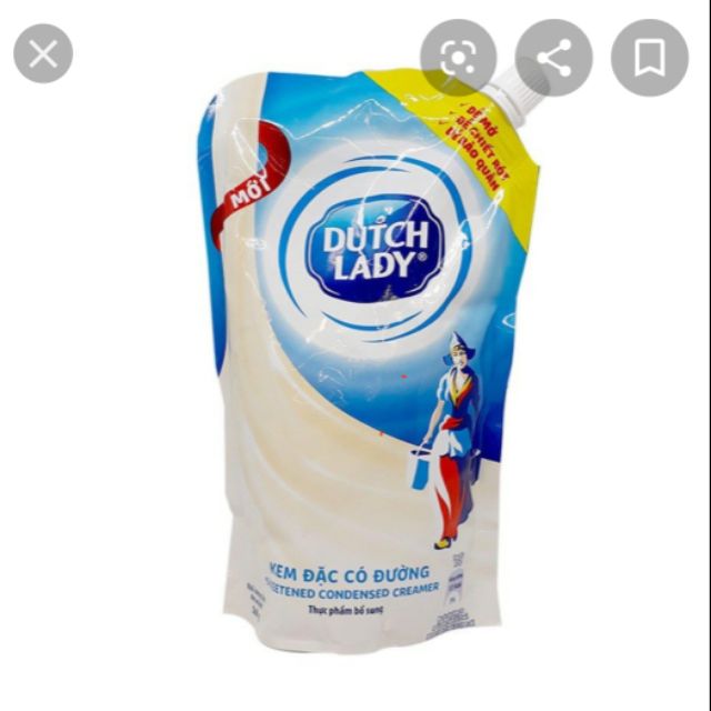 Sữa Đặc Cao Cấp Cô Gái Hà Lan Dạng Túi Có Nắp Vặn 560G