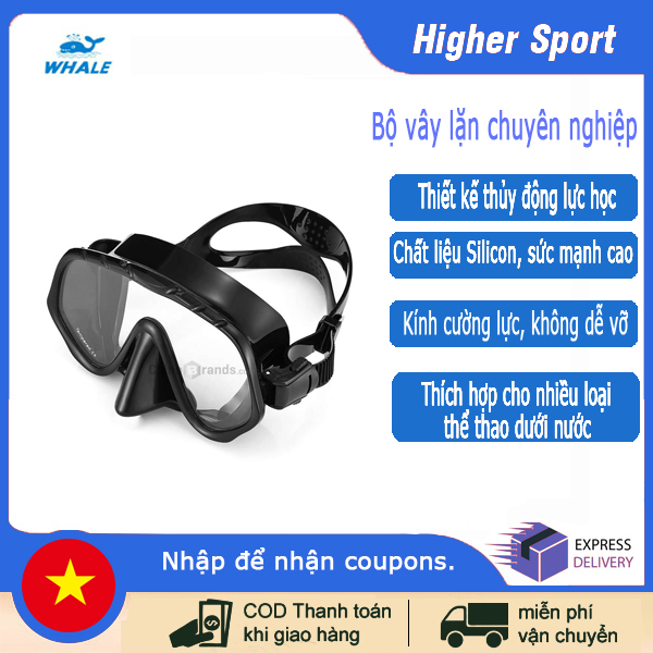 WHALE kính bơi trẻ em kính bơi chống sương mù chống uv Kính bảo hộ hồ bơi nước có tầm nhìn rõ ràng