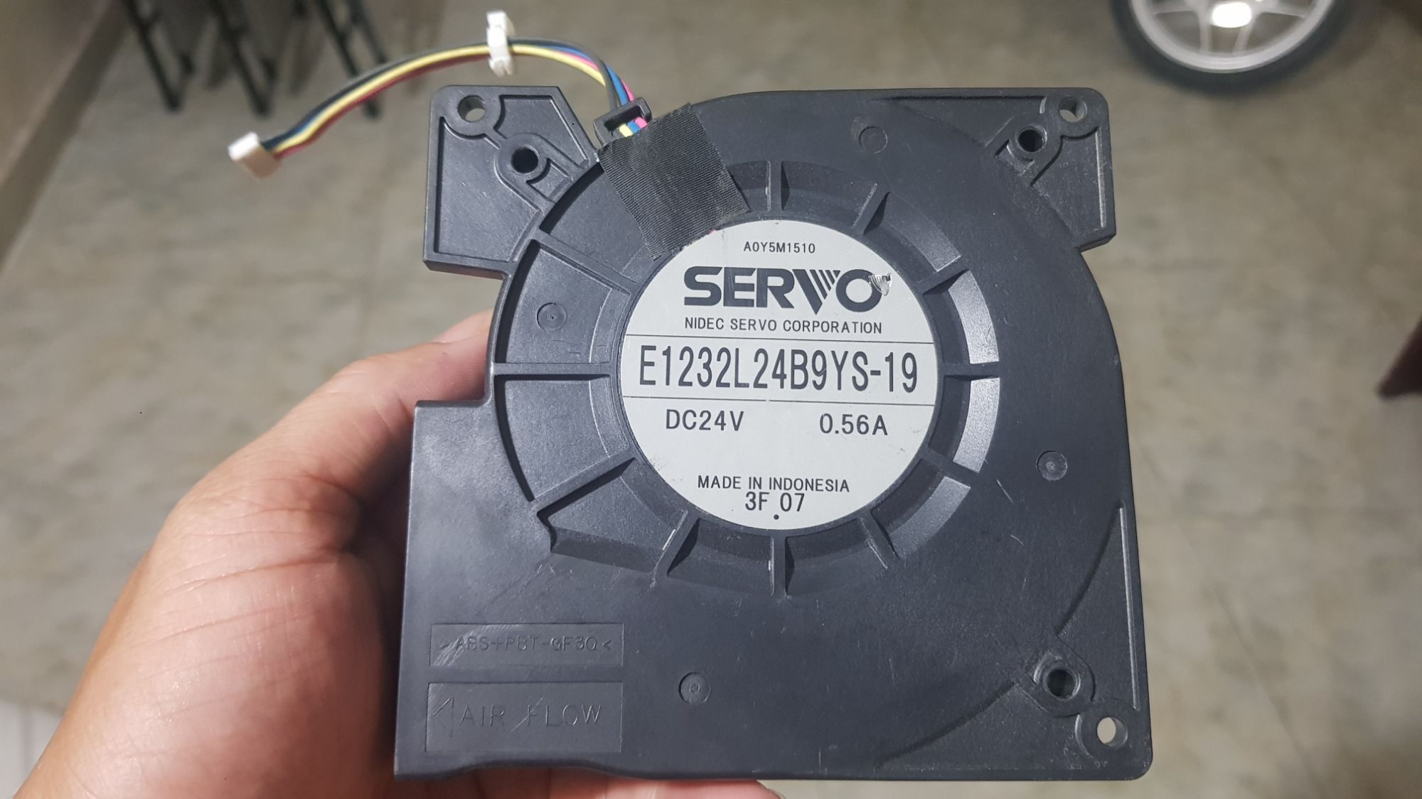 Quạt Sò không chổi than 24V tháo máy Nhật