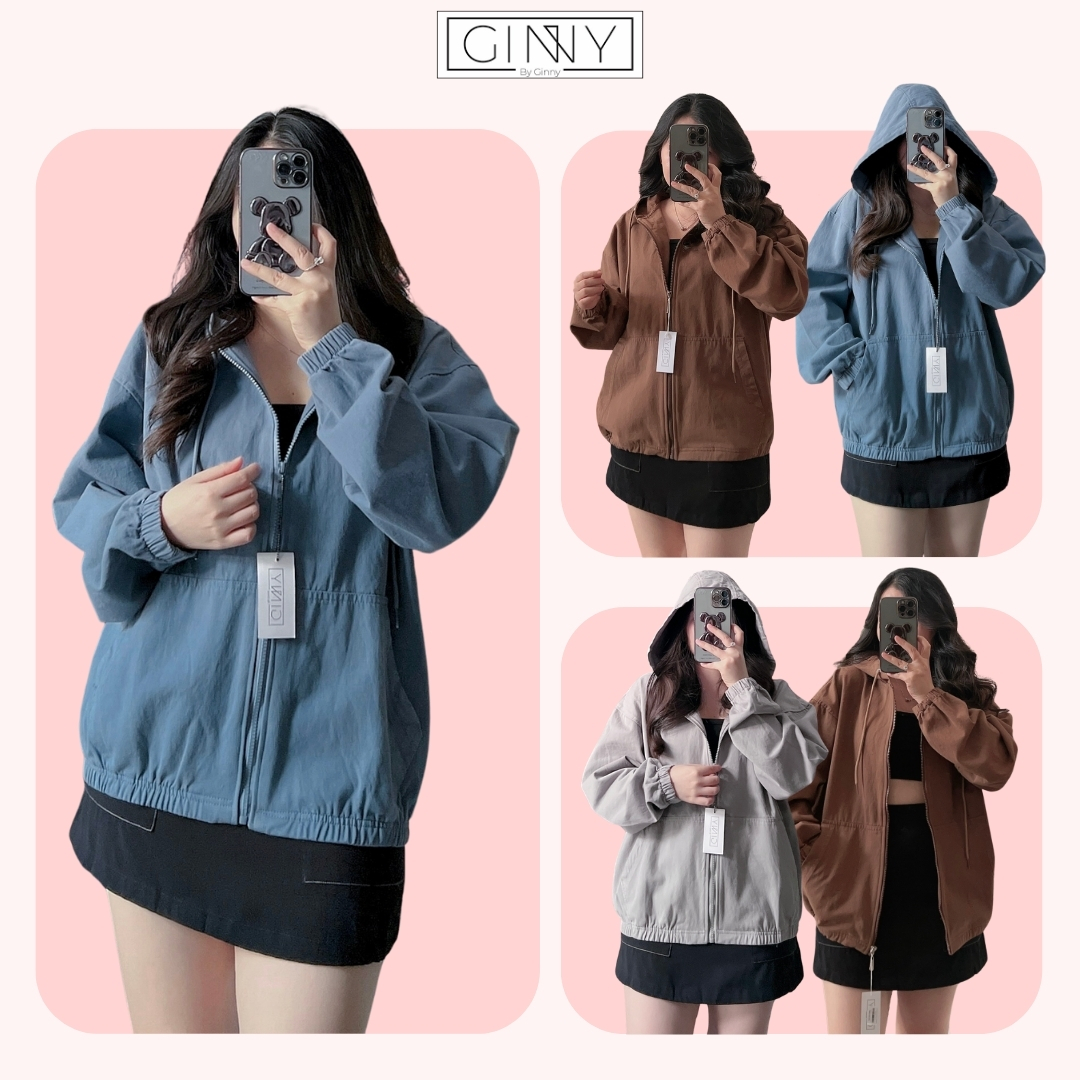 Áo khoác kaki moca_áo khoác nữ chống nắng_hình ảnh shop tự chụp