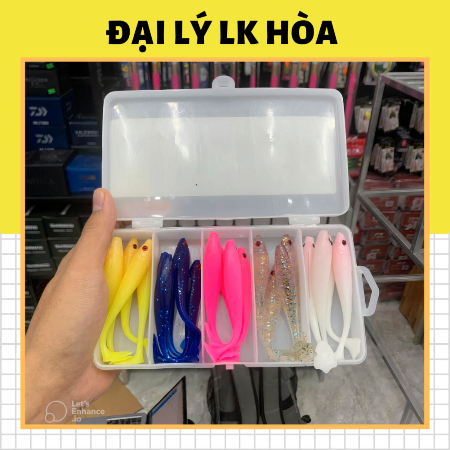 Hộp mồi mềm Horai quốc dân- Hộp 20 con mồi cực rẻ