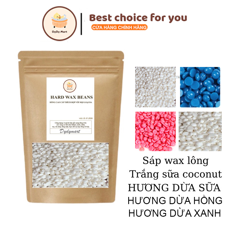 Sáp wax lông cao cấp siêu bám Sáp dừa sữa coconut