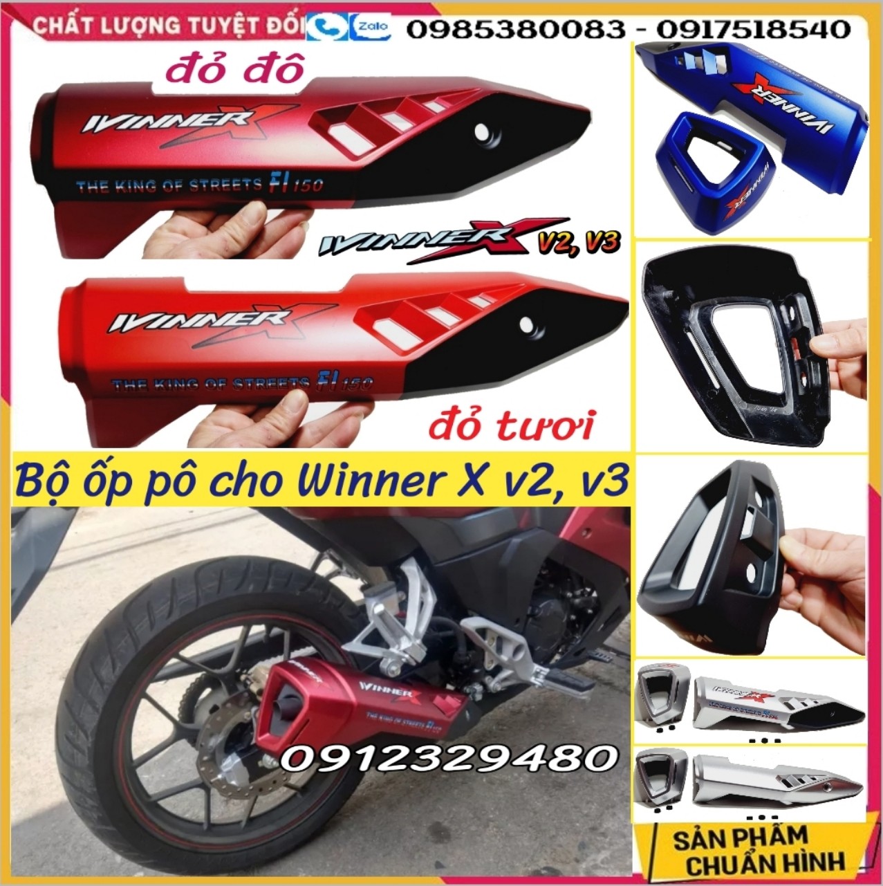 💥ốp pô và chụp đuôi pô nhựa abs bền, chịu nhiệt găn winner x v2, v3 – chụp pô winner x v2, v3 mẫu mới mẫu malaysia – dùng cho winner x v2, winner x v3 , ảnh ốp pô shop tự chụp💥
