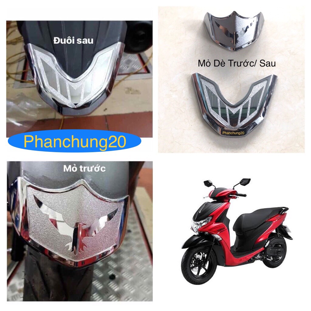 Cặp mỏ dè trước / mỏ dè sau dùng cho đời xe freego / freego s crom