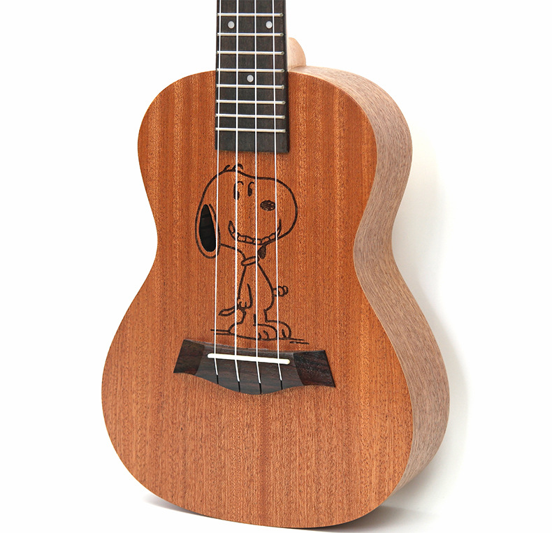 Đàn Ukulele Concert Music Hình Chó Snoopy Chính Hãng - Vinaguitar Phân Phối Có Chứng Nhận Ủy Quyền
