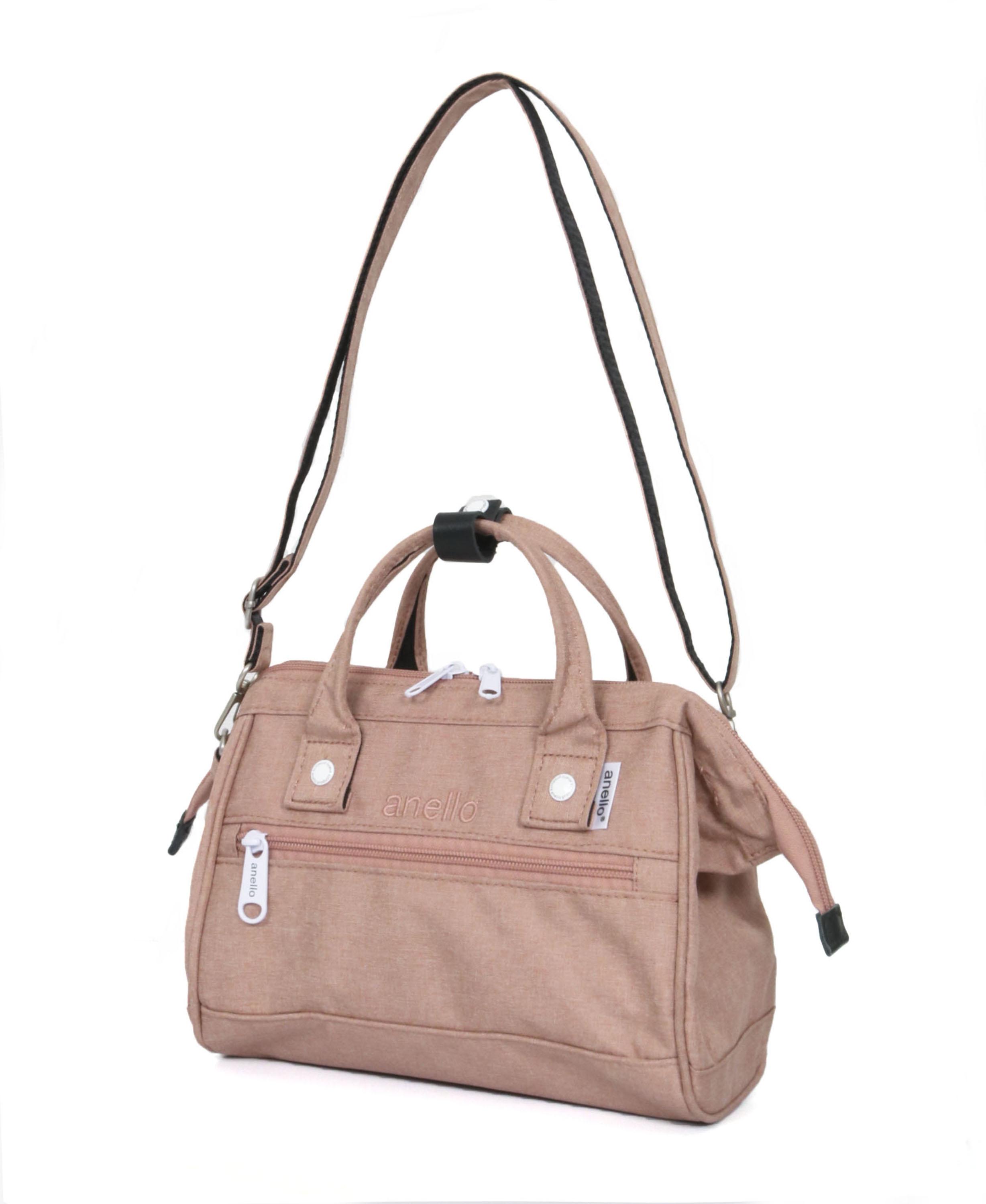 Túi đeo vai ANELLO 2 kiểu vải polyester chịu nhiệt cỡ nhỏ AT-H1741