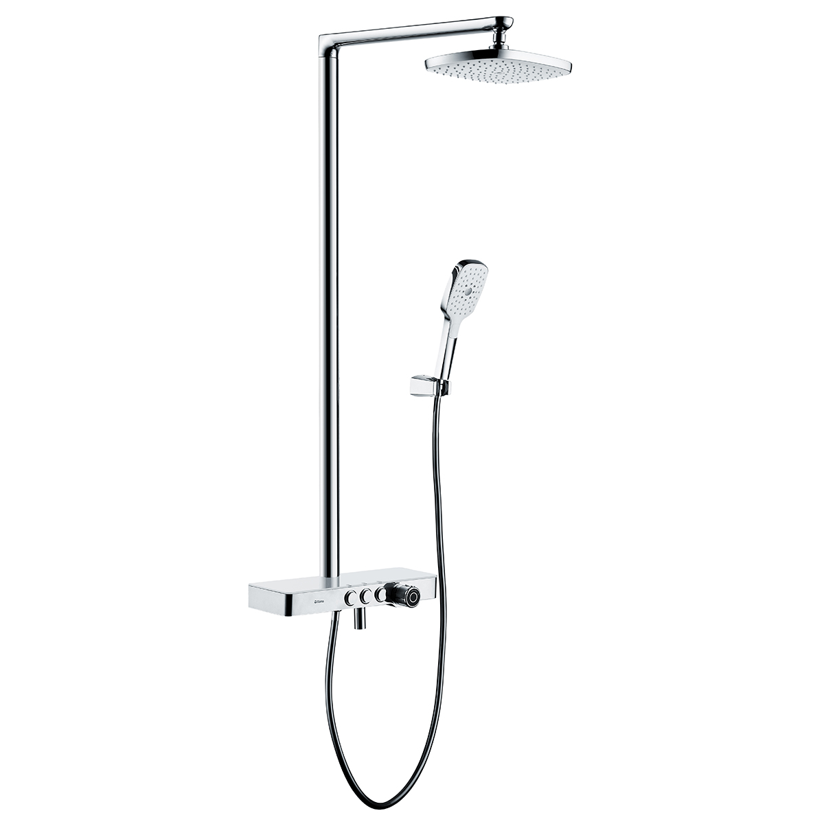 [Trả góp 0%] Sen bộ tắm đứng nóng lạnh Eurolife EL-SC907 (Trắng bạc)