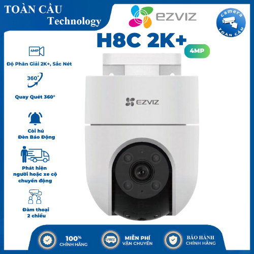 (Tặng Hộp Box Kỹ Thuật) Camera Ngoài Trời EZVIZ H8c Pro 2K 3MP | H8c Pro 3K 5MP | H8c Pro 4K 8MP - X