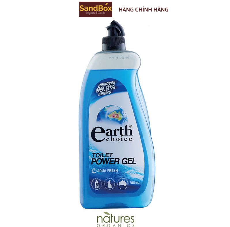 Nước tẩy rửa Toilet gốc thực vật Earth Choice Aqua Fresh 750ml