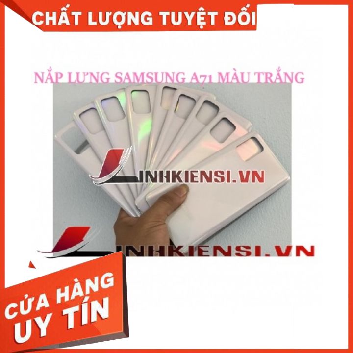 Nắp lưng samsung a71 màu trắng