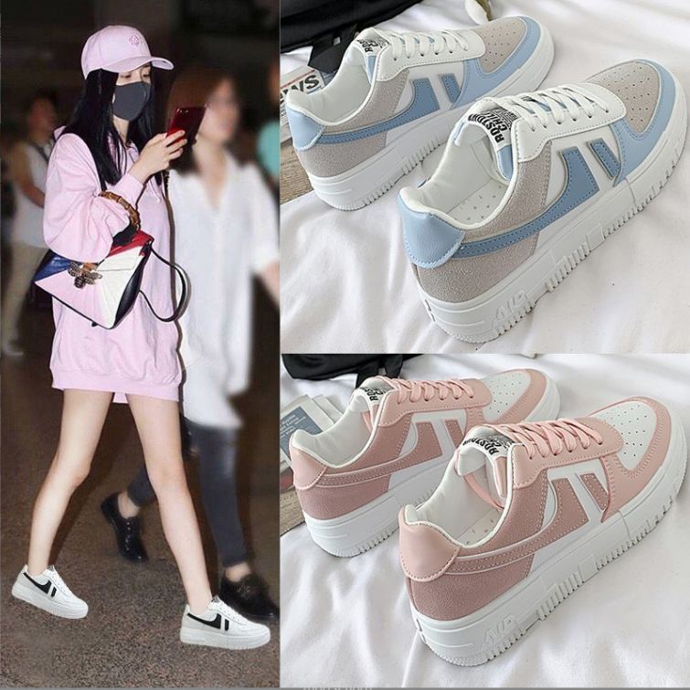 Giày thể thao nữ New AIR đế độn 4cm siêu đẹp, êm chân mẫu mới nhất 2023 hot trend, giày sneaker nữ đi học giá rẻ, giày bata nữ đẹp phong cách thời trang( Siêu nhẹ)