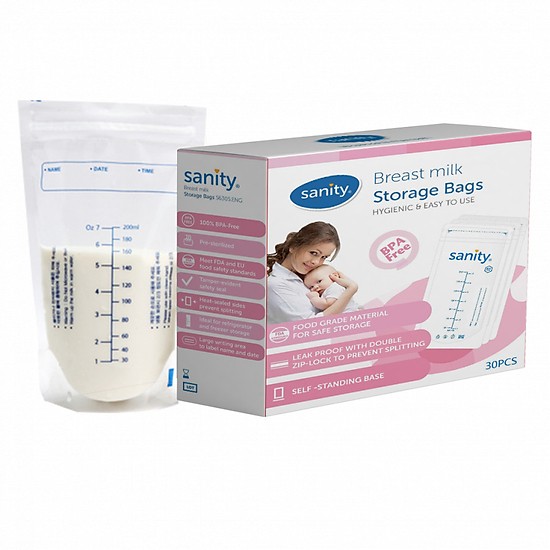 Túi trữ sữa Sanity 210ml