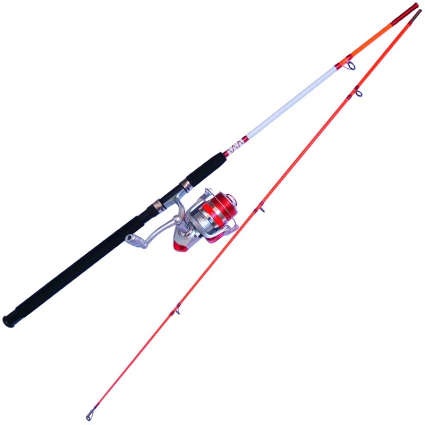 Bộ cần câu 2 khúc sukawa 2m4 máy 3000 + tặng 1 mồi giả gift