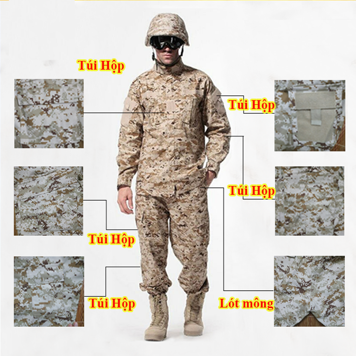 Bộ Quần Áo Lính MỸ THỦY QUÂN LỤC CHIẾN