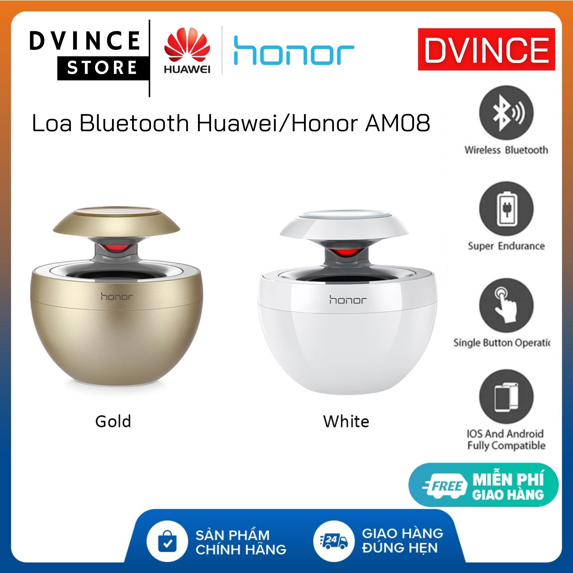 Loa Bluetooth di động Huawei HONOR AM08 - Hàng Chính Hãng