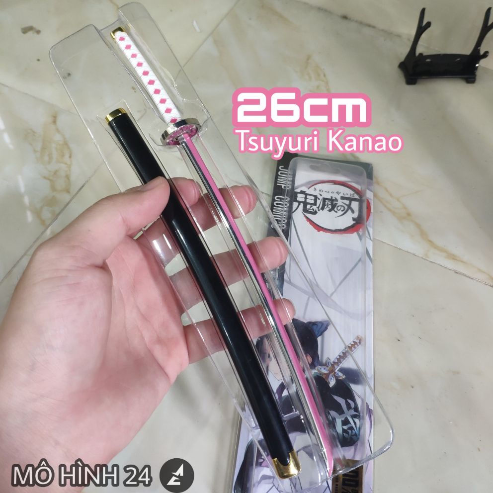 Mô hình Nhật Luân kiếm của Tsuyuri Kanao katana Kimetsu no Yaiba Demon Slayer Nichirin nichirinto