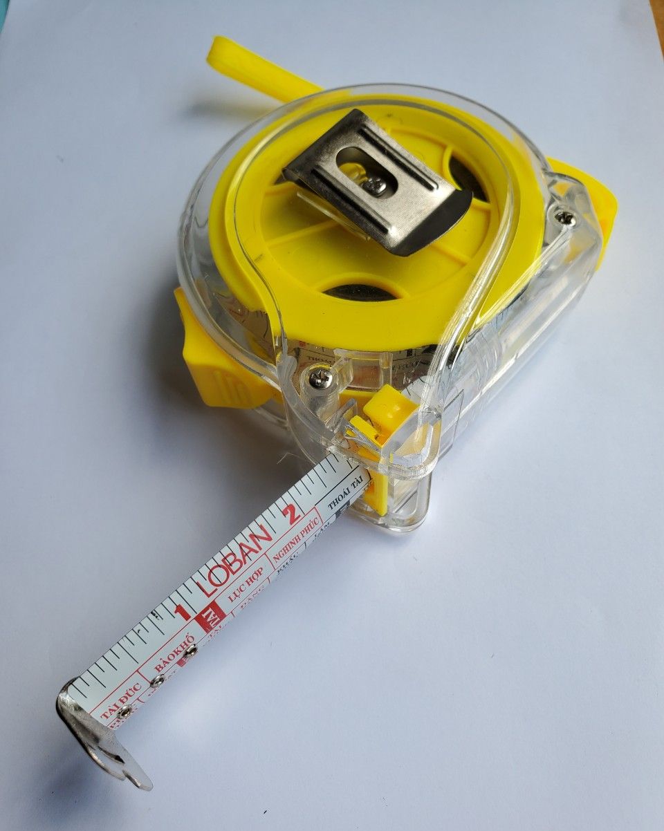 Thước Kéo Lỗ Ban, Thước Cuộn Phong Thủy 2 Mặt Rhino 5M - 7,5M - 10M Hàng Tốt