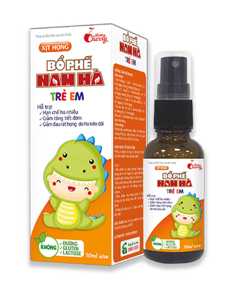 Xịt họng bổ phế nam hà trẻ em